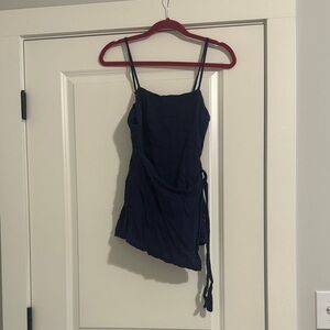 Elegant Navy Women's Romper